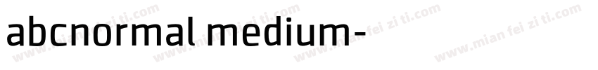 abcnormal medium字体转换